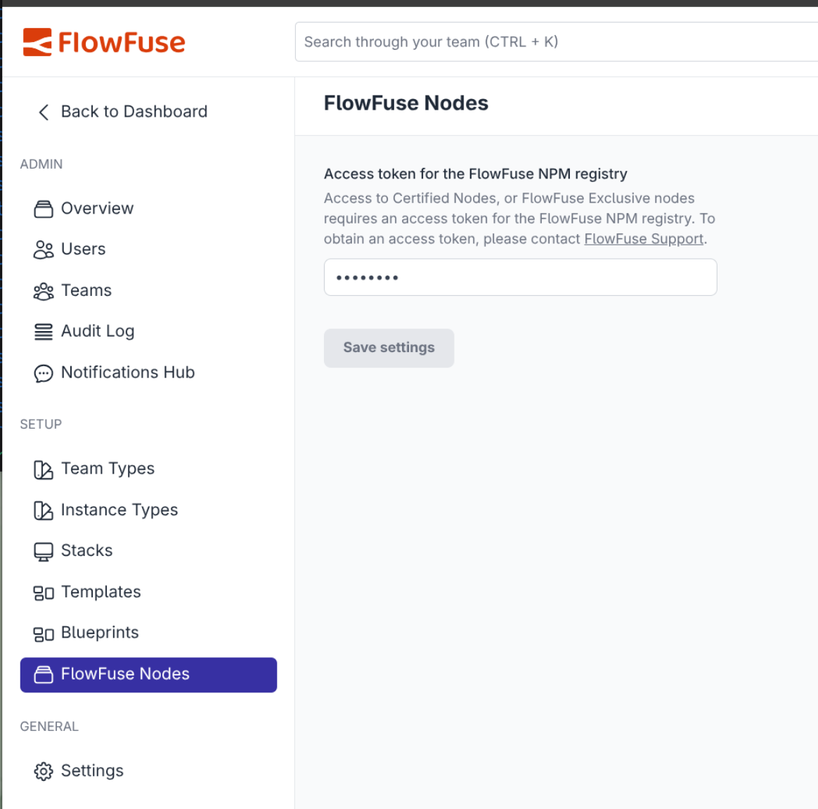 Screenshot of Certified Nodes token